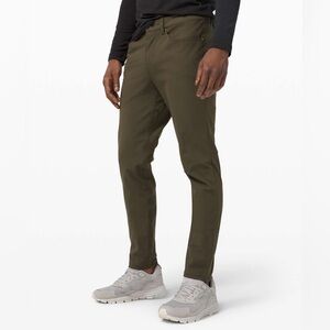 Lululemon ABC Slim-Fit 5 Pocket Pants (Warpstreme) - Dark Olive